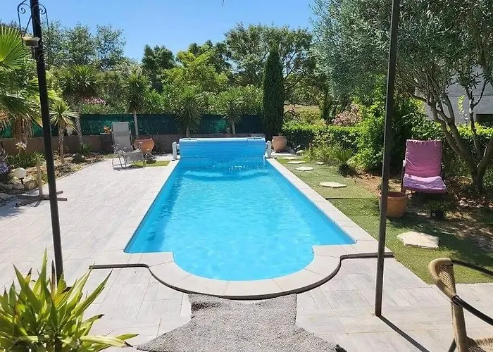 Superbe Au Calme Avec Piscine Апартаменты Монтаньяк